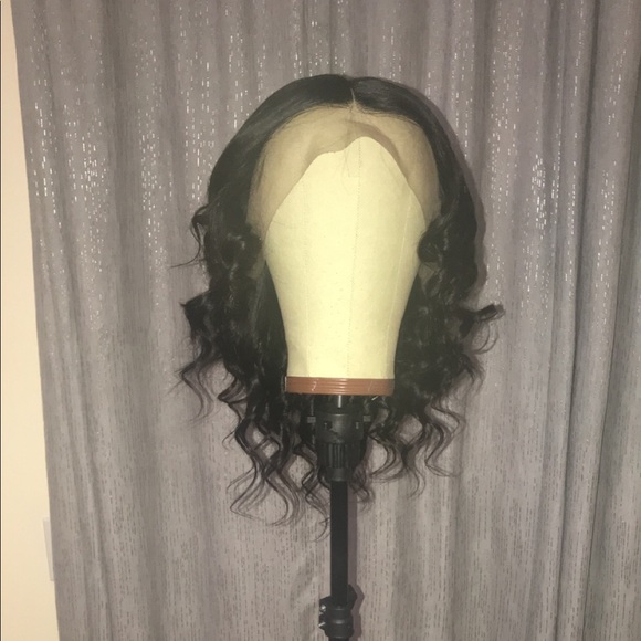 Loose Curl Human Brazilian Frontal 13X4 Wig - Picture 4 of 8